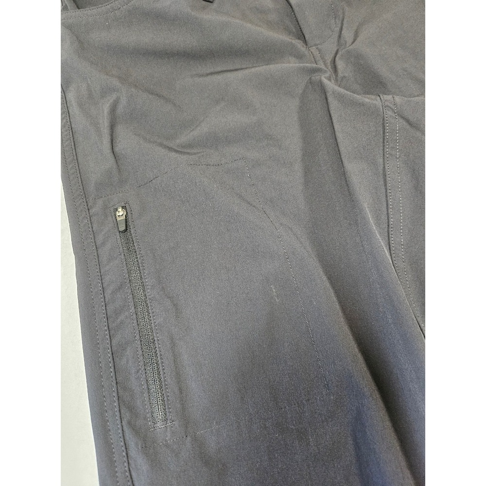 Ascend Tech Roll Up Hiking Pants Womens 2 Black Straight Leg Lightweight Outdoor - Picture 16 of 16